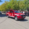Desfile de unidades bomberos